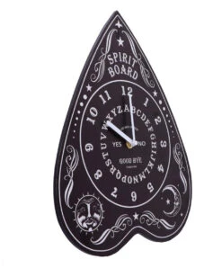 Hexenbrett Wanduhr 34cm -Halloween Serien Geschäft ouija board wanduhr hexenbrett wanduhr wahrsagebrett wanduhr spirit board wallclock 53300 04