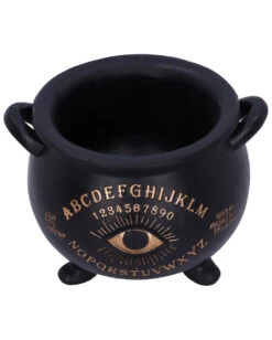 Spirit Hexenkessel Mit Auge 22,3cm -Halloween Serien Geschäft ouija hexenkessel mit sehendem auge ouija witches cauldron with seeing eye halloween deko 51061 05