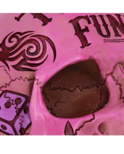 Pinke Tattoo Fund Totenschädel Spardose -Halloween Serien Geschäft pinke tattoo fund totenkopf spardose pinke tattoo fund money box totenschaedel geschenkartikel 54552 05