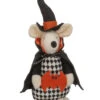 Halloween Plüsch Maus Mit Fledermaus 23cm