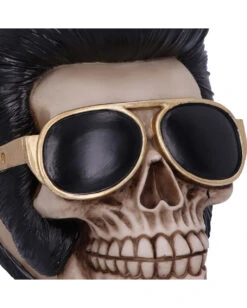 Rock 'n' Roll Totenschädel 17cm 11 Rock 'n' Roll Totenschädel 17cm -Halloween Serien Geschäft rock n roll totenkopf rock n roll totenschaedel rock n roll skull rockabilly wohnaccessoire 53392 05