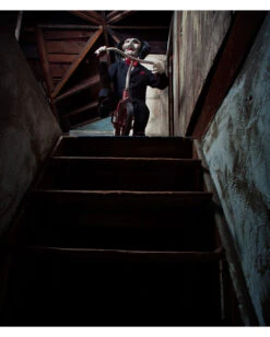 SAW Puppe Billy 11 SAW Puppe Billy -Halloween Serien Geschäft saw billy puppe originale horrorfilm sammler puppe aus james wans saw lizenzierte horrorpuppe fuer jig saw fans 28972 5