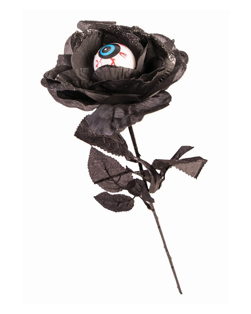 Schwarz/Graue Rose Mit Auge 2 Schwarz/Graue Rose Mit Auge – Bild 2