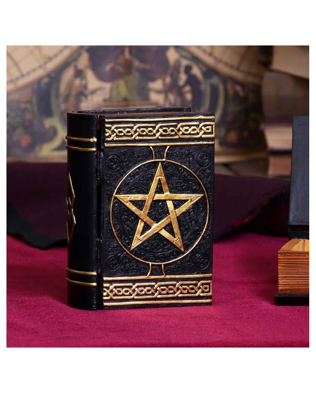 Schwarzes Buch Magischer Sprüche Schmuckschatulle 6 Schwarzes Buch Magischer Sprüche Schmuckschatulle – Bild 6