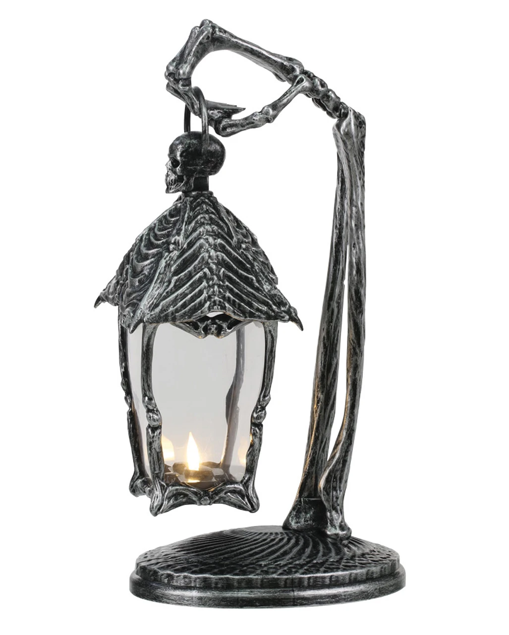 Skelett Hand Laterne 1 Skelett Hand Laterne