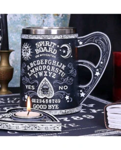 Ouija Board Bierkrug -Halloween Serien Geschäft spirit board biekrug ouija board bierkrug spirit board tankard halloween tischdeko 51070 05