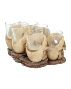 Totenschädel Schnapsglas Set 6 St. 8 Totenschädel Schnapsglas Set 6 St. -Halloween Serien Geschäft totenkopf schnapsglas set totenschaedel schnapsglaeser skull shot glass set 50743 05