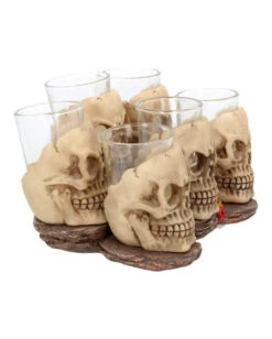 Totenschädel Schnapsglas Set 6 St. 9 Totenschädel Schnapsglas Set 6 St. -Halloween Serien Geschäft totenkopf schnapsglas set totenschaedel schnapsglaeser skull shot glass set 50743 06