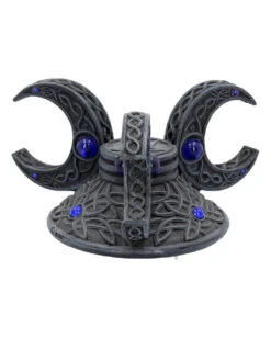 Dreifach Mond Kristallkugel Halter 10cm -Halloween Serien Geschäft triple moon kristallkugel halter triple moon wahrsagekugel halter triple moon crystal ball holder 50793 06