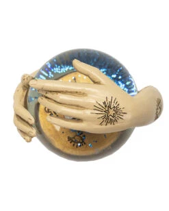 Hellseher Schneekugel Mit Auge 13cm -Halloween Serien Geschäft wahrsage kugel mit auge fortune teller globe with eye spirituelle deko okkulte deko 54739 03