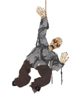 Zappelnder Zombie Am Seil Mit Licht & Ton